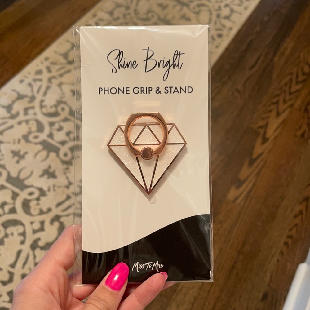 Diamond Phone Grip and stand